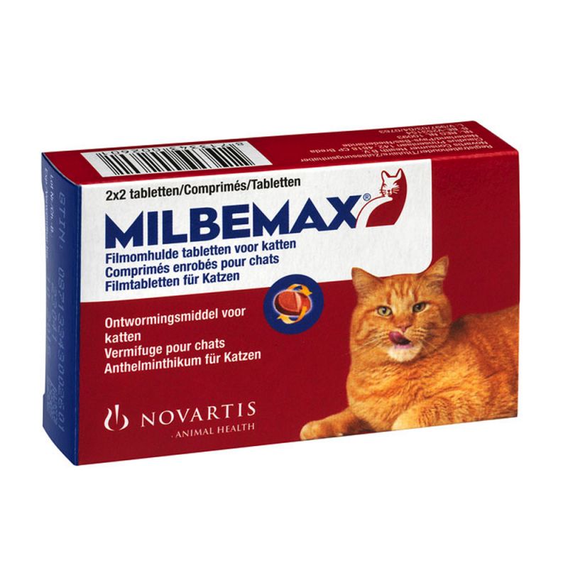 VPL Het Woud Milbemax Large Cat 4 tabletten (48kg)